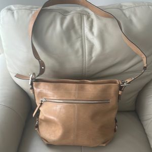 Vintage authentic tan/brown coach bag